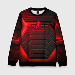 Детский свитшот Red neon CS GO