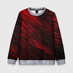 Свитшот детский Black red texture, цвет: 3D-меланж