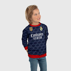 Свитшот детский Лука Модрич Реал Мадрид форма 2324 гостевая, цвет: 3D-красный — фото 2