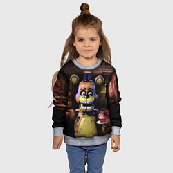 Свитшот детский Five Nights at Freddy, цвет: 3D-меланж — фото 2