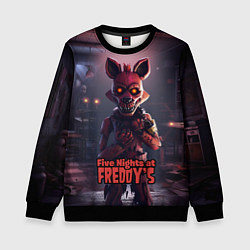 Свитшот детский Five Nights at Freddys Mangle, цвет: 3D-черный