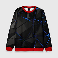 Свитшот детский Black blue style, цвет: 3D-красный