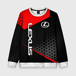 Свитшот детский Lexus - red sportwear, цвет: 3D-белый