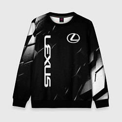 Свитшот детский Lexus - minimalism, цвет: 3D-черный