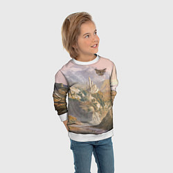 Свитшот детский Baldurs Gate 3 Castle, цвет: 3D-белый — фото 2