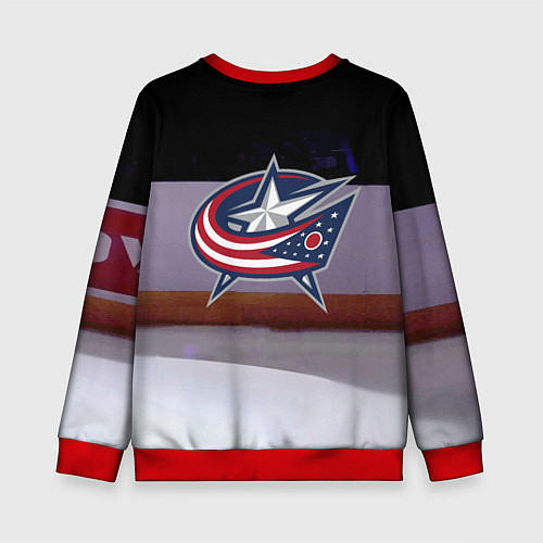 Детский свитшот Sergey Bobrovsky - goalkeeper - Columbus blue jack / 3D-Красный – фото 2