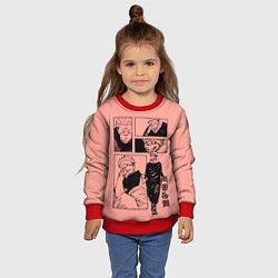 Свитшот детский Разнообразный Суккуна - Магическая битва, цвет: 3D-красный — фото 2