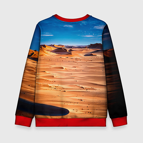 Детский свитшот Фалаут силовая броня / 3D-Красный – фото 2