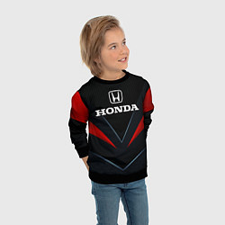 Свитшот детский Honda - технологии, цвет: 3D-черный — фото 2