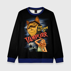Детский свитшот Кот вампир