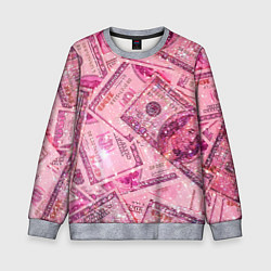 Свитшот детский Дорого богато, цвет: 3D-меланж