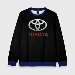Свитшот детский Toyota sport car, цвет: 3D-синий