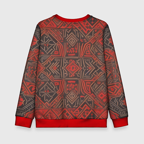Детский свитшот Витязь / 3D-Красный – фото 2