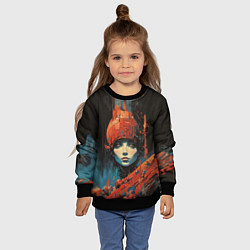 Свитшот детский Пространственный оракул, цвет: 3D-черный — фото 2
