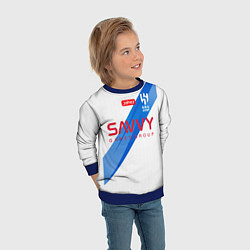 Свитшот детский Неймар форма Аль-Хиляль 23-24 гостевая, цвет: 3D-синий — фото 2