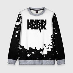 Свитшот детский Linkin park black album, цвет: 3D-меланж