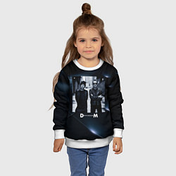 Свитшот детский Depeche Mode - Мартин и Дэйв, цвет: 3D-белый — фото 2