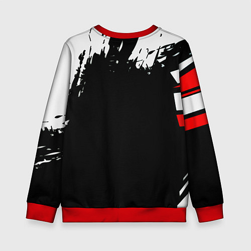 Детский свитшот Watch dogs краски / 3D-Красный – фото 2