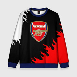 Свитшот детский Arsenal fc flame, цвет: 3D-синий