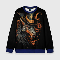 Свитшот детский Властелин холода, цвет: 3D-синий