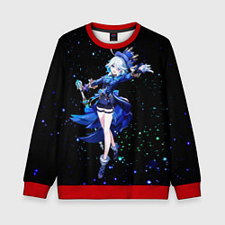 Свитшот детский Фурина - гидро архонт, цвет: 3D-красный