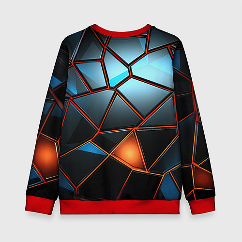 Детский свитшот Прорыв в пространстве / 3D-Красный – фото 2