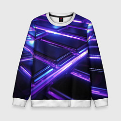 Детский свитшот Фиолетовые неоновые плиты
