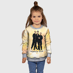 Свитшот детский Depeche Mode - Universe band, цвет: 3D-меланж — фото 2