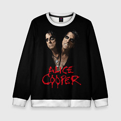 Свитшот детский Alice Cooper paranormal, цвет: 3D-белый