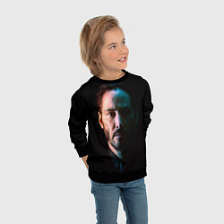 Свитшот детский Keanu Charles Reeves, цвет: 3D-черный — фото 2