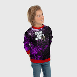 Свитшот детский Grand Theft Auto 6 vice city, цвет: 3D-красный — фото 2