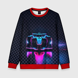 Детский свитшот Болид с неоновой тенью