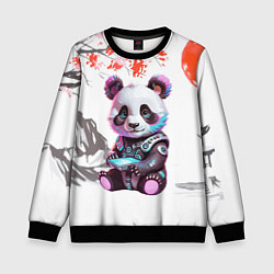Свитшот детский Funny panda - China, цвет: 3D-черный