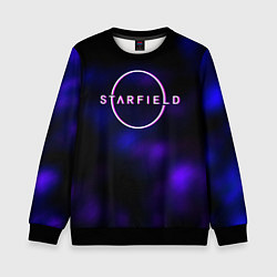Свитшот детский Starfield тёмное небо из игры, цвет: 3D-черный