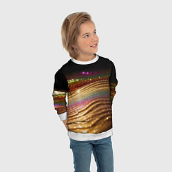 Свитшот детский Перламутр блестящий, цвет: 3D-белый — фото 2