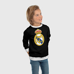Свитшот детский Real madrid fc club, цвет: 3D-белый — фото 2