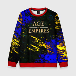 Детский свитшот Age of Empires краски текстура