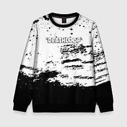 Детский свитшот Deathloop чёрные краски