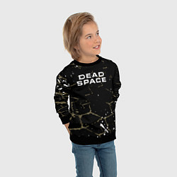 Свитшот детский Dead space текстура, цвет: 3D-черный — фото 2