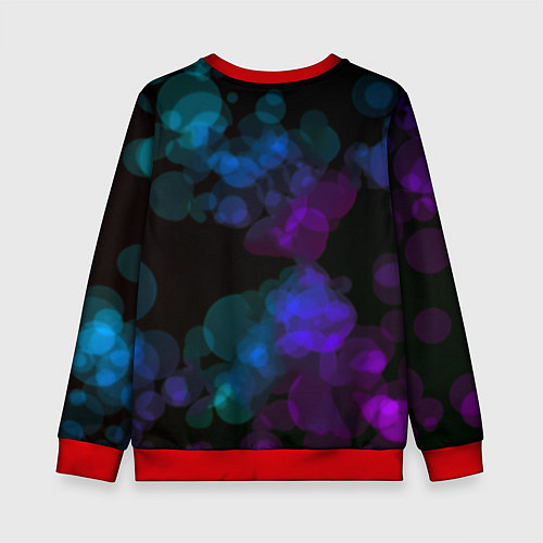 Детский свитшот Alan wake текстура / 3D-Красный – фото 2