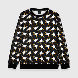 Детский свитшот Злой гусь с ножом