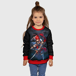 Свитшот детский Sousou no Frieren: Stark, цвет: 3D-красный — фото 2