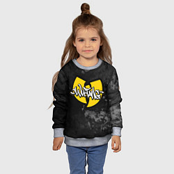 Свитшот детский Wu tang clan logo, цвет: 3D-меланж — фото 2