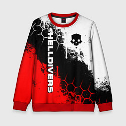 Детский свитшот Helldivers 2: Skull Logo