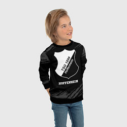 Свитшот детский Hoffenheim sport на темном фоне, цвет: 3D-черный — фото 2