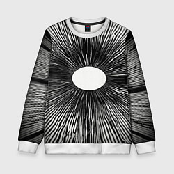 Свитшот детский Поглощение, цвет: 3D-белый