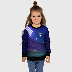 Свитшот детский Lazio ночное поле, цвет: 3D-черный — фото 2