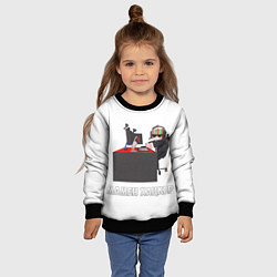 Свитшот детский МАМЕН ХАЦКЕР, цвет: 3D-черный — фото 2