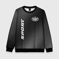 Свитшот детский FAW sport carbon, цвет: 3D-черный