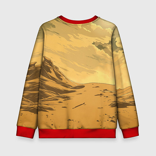 Детский свитшот Dune - The Traveler / 3D-Красный – фото 2